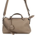 FENDI Selleria Bytheway Greige8BL155 Calf Leather Size Medium