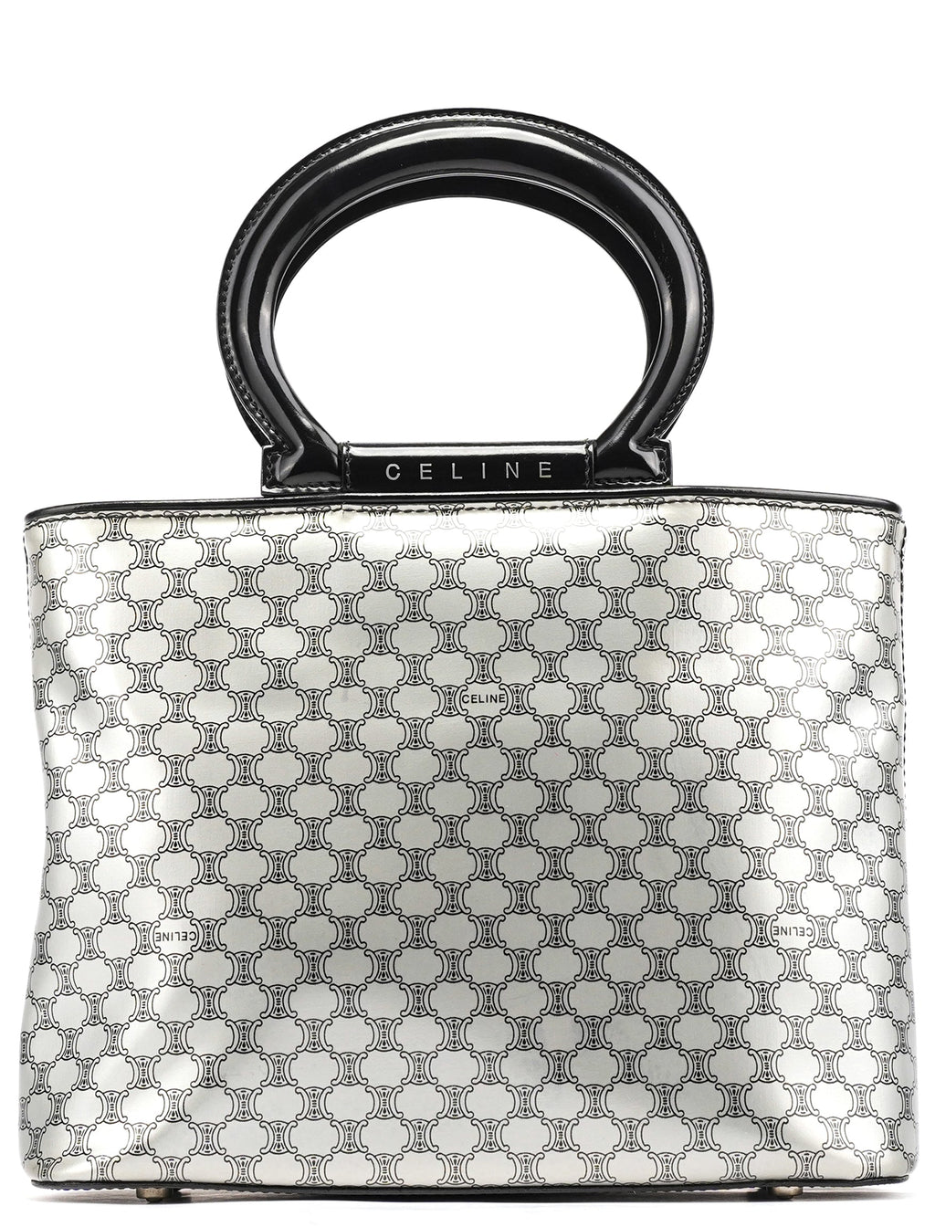 Silver Macadam Tote Bag