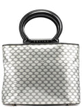 Silver Macadam Tote Bag