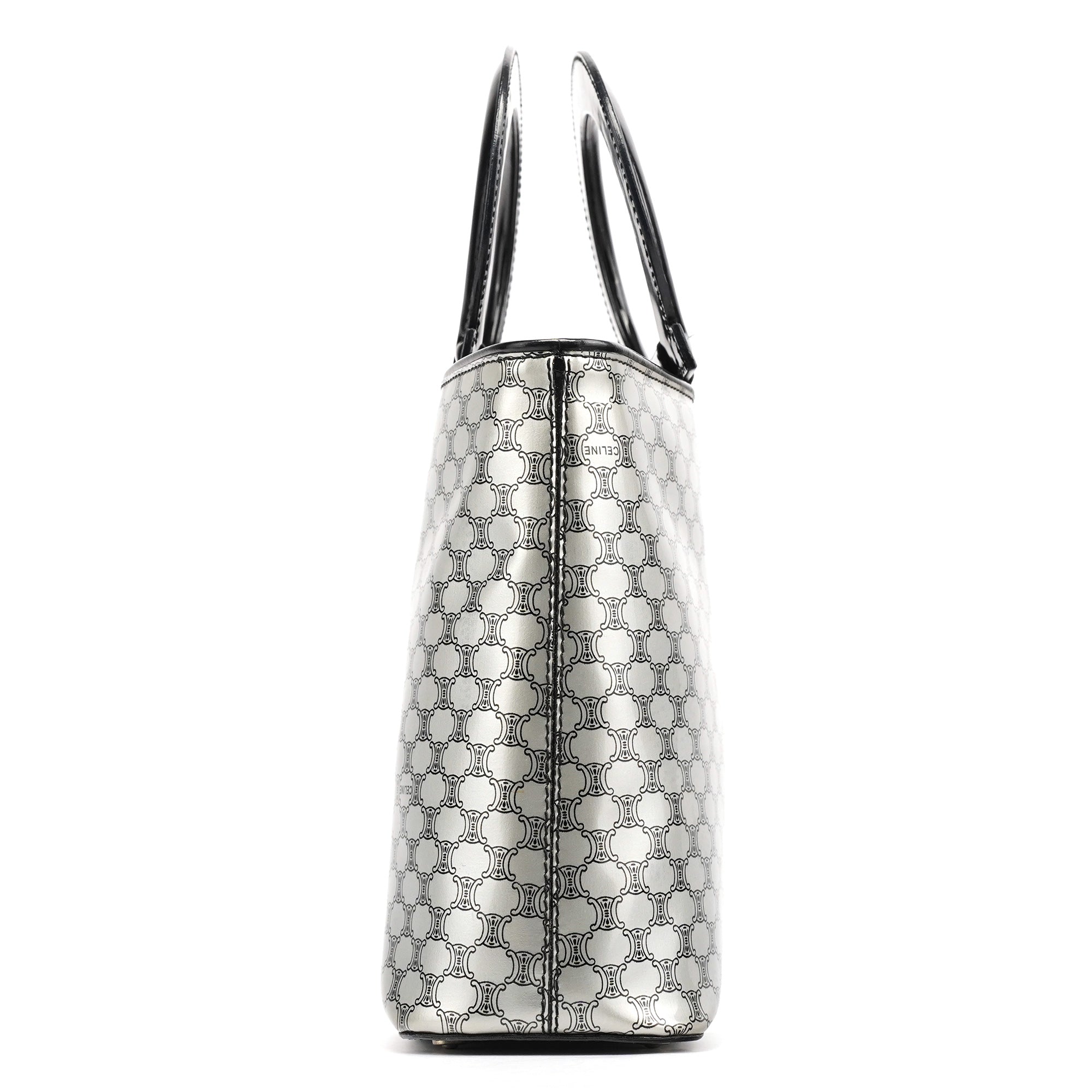 Silver Macadam Tote Bag