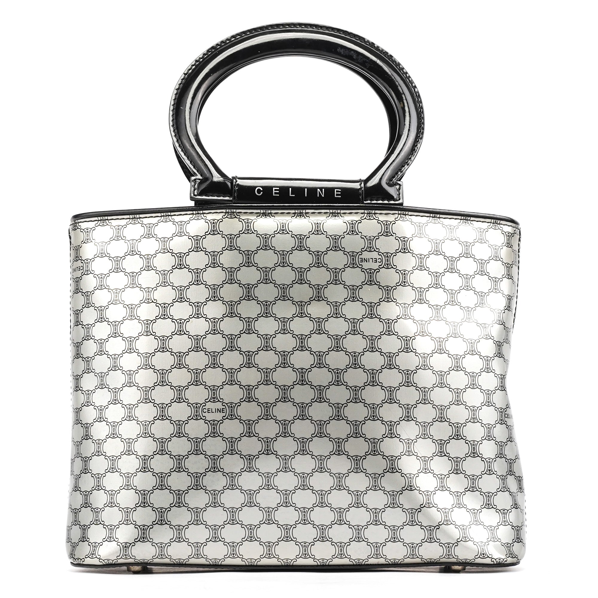 Silver Macadam Tote Bag