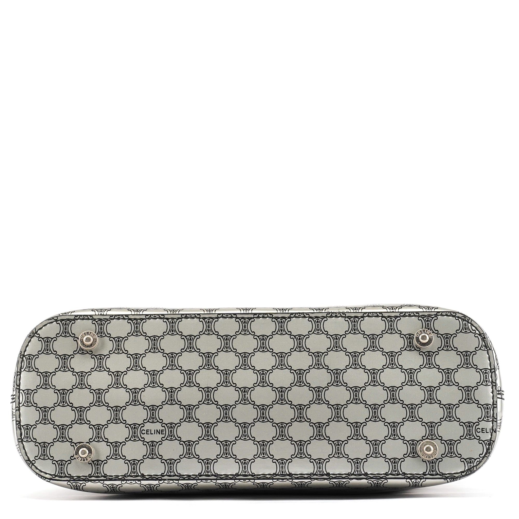 Silver Macadam Tote Bag