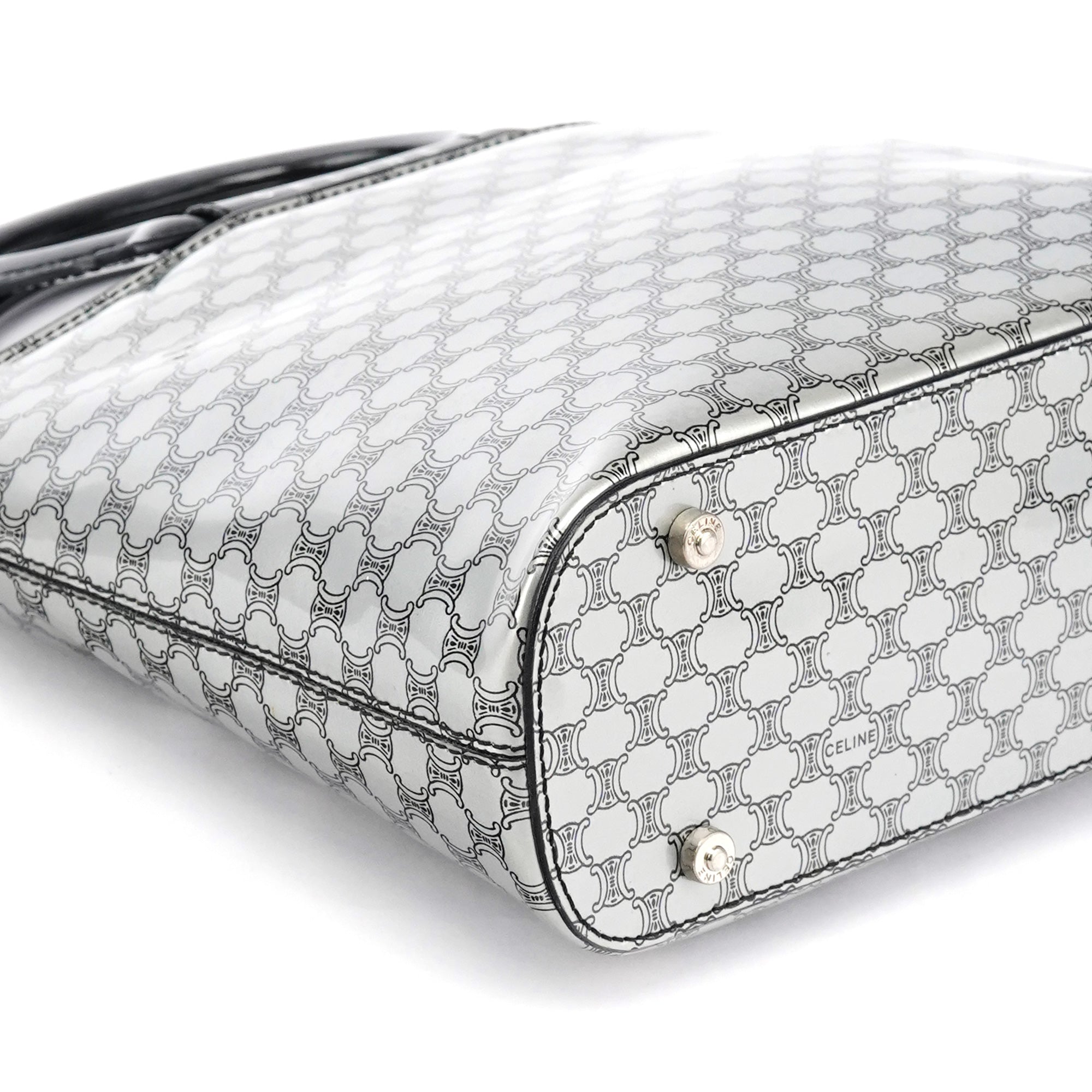 Silver Macadam Tote Bag