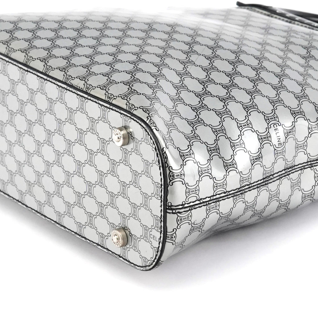 Silver Macadam Tote Bag