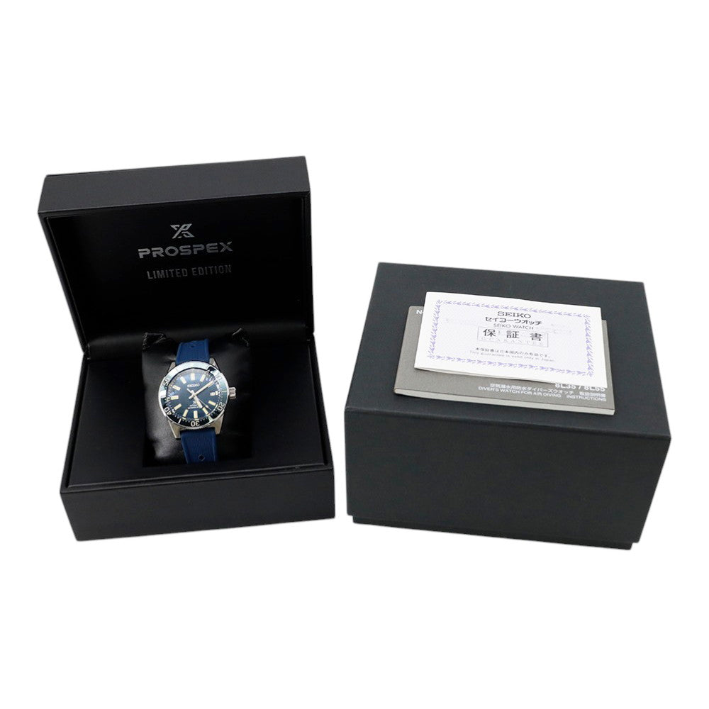 SEIKO Prospex 1965 Mechanical Diver's Modern Design Save the Ocean Limited Edition W41.3mm Stainless Steel Silicon Blue DialSBDX053