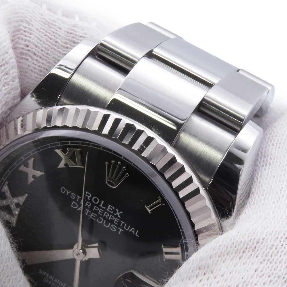 ROLEX Datejust 36 W36mm Stainless Steel Aubergine Dial126234