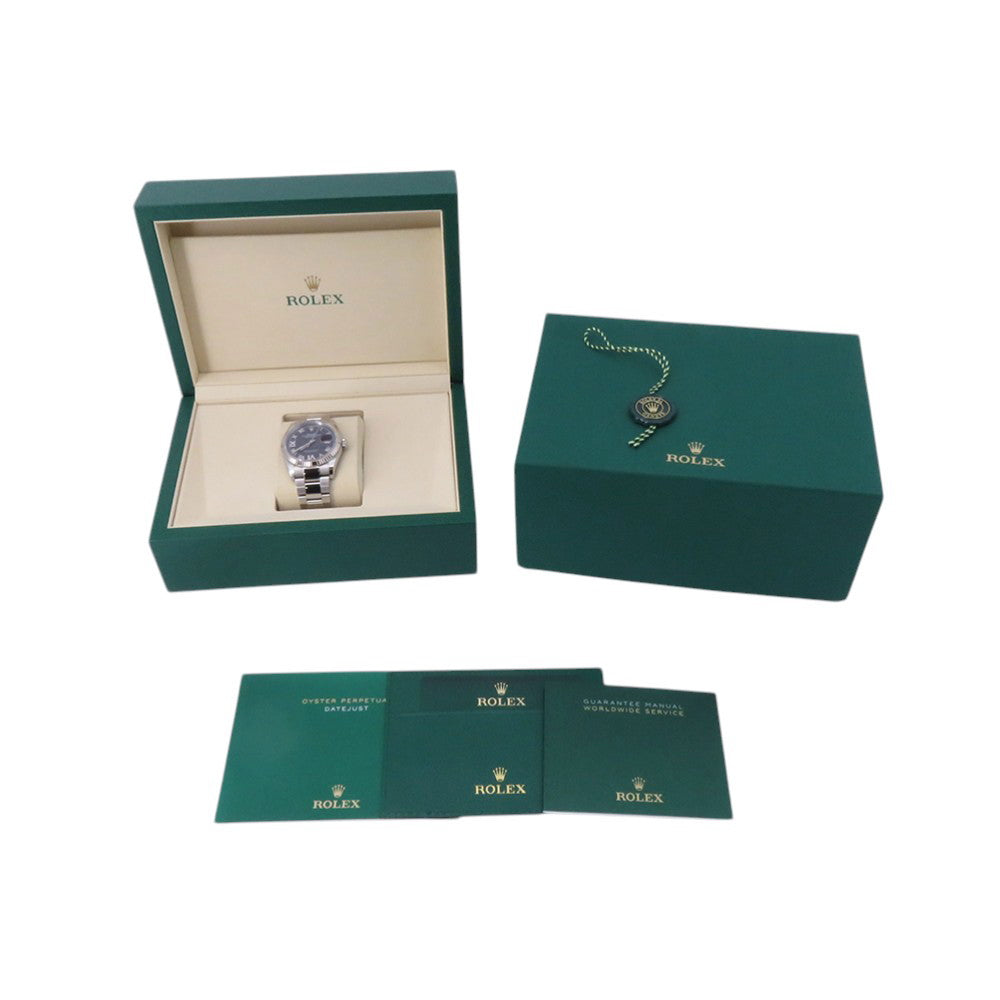 ROLEX Datejust 36 W36mm Stainless Steel Aubergine Dial126234
