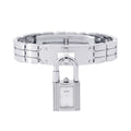 HERMES Kelly watch W16mm Stainless Steel Sparkling White Lacquer DialKE4.110