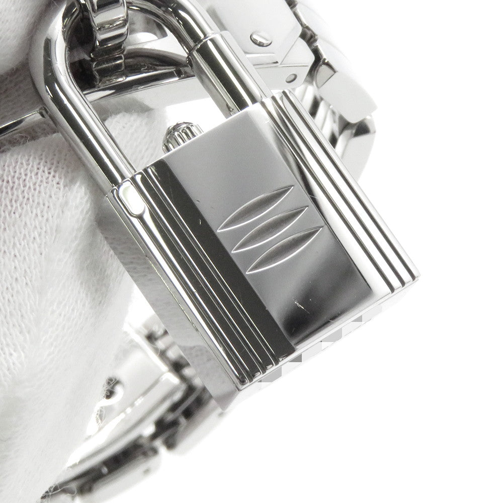 HERMES Kelly watch W16mm Stainless Steel Sparkling White Lacquer DialKE4.110