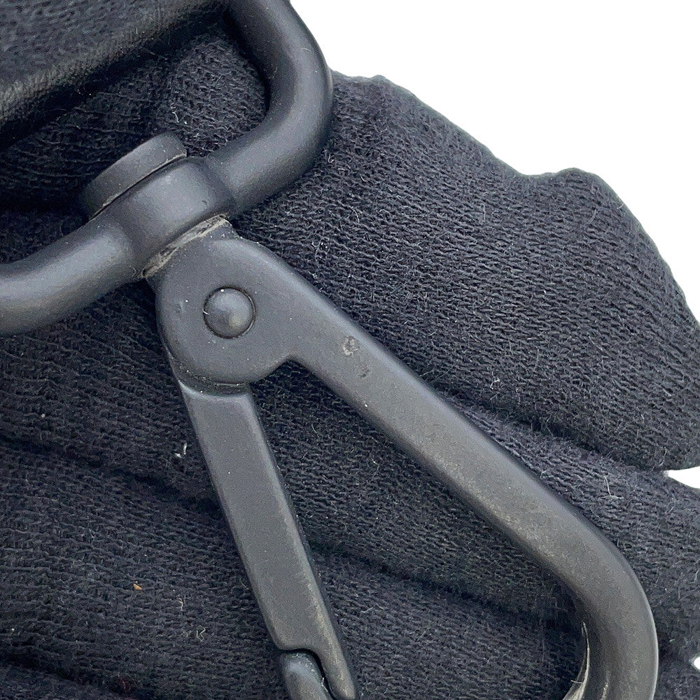 FENDI Strap You Black/Gray8AV444 Leather Canvas