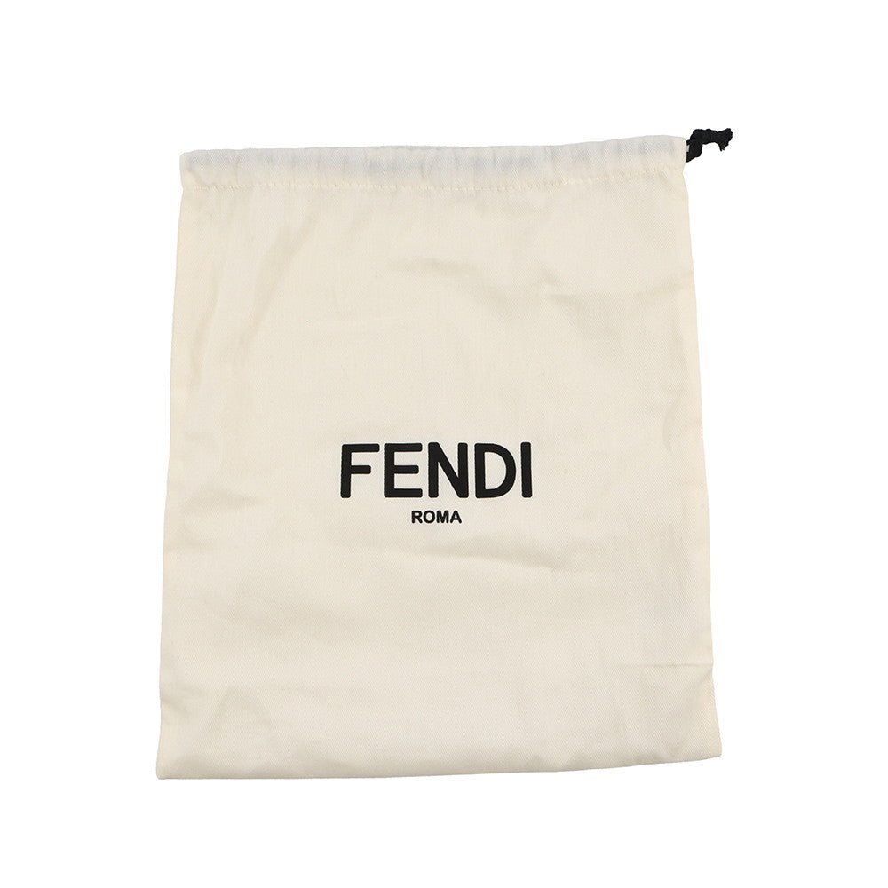 FENDI Strap You Black/Gray8AV444 Leather Canvas