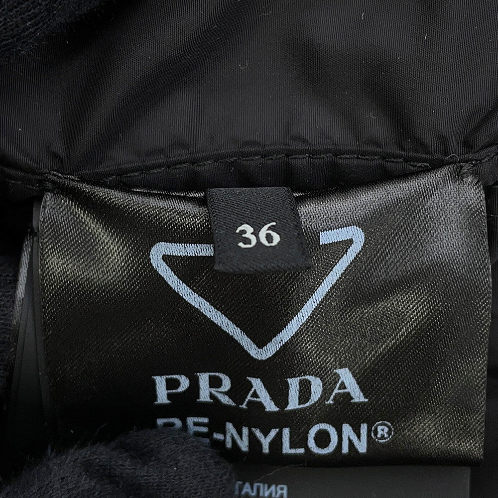 PRADA Lightweight Re-Nylon Blouson Jacket Size 36 Black29T261_1WQ9_F0002_S_OOO Polyamide100%