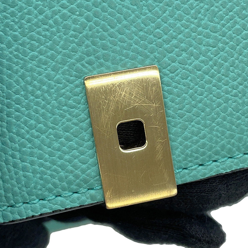 Valextra Valextra Izide Blue OceanoWBES0022028LOC99 Leather Size micro