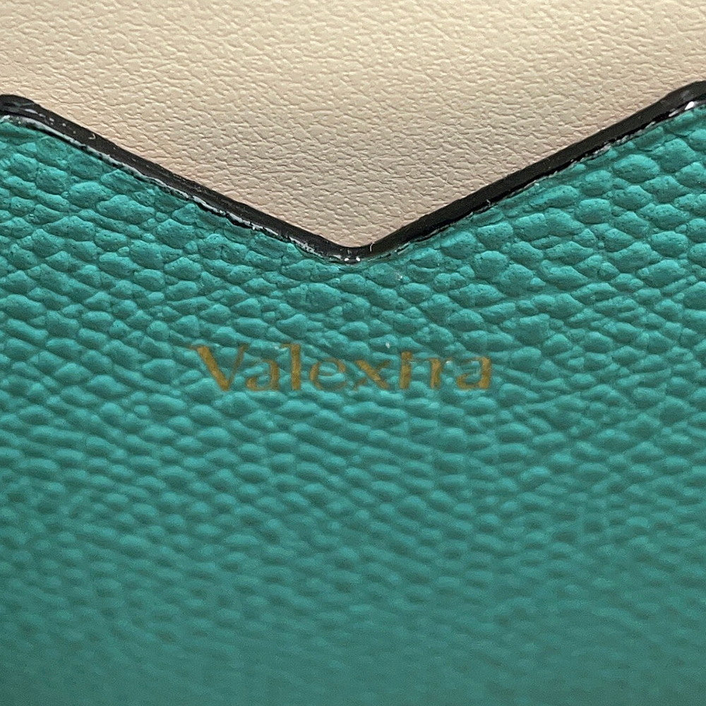Valextra Valextra Izide Blue OceanoWBES0022028LOC99 Leather Size micro