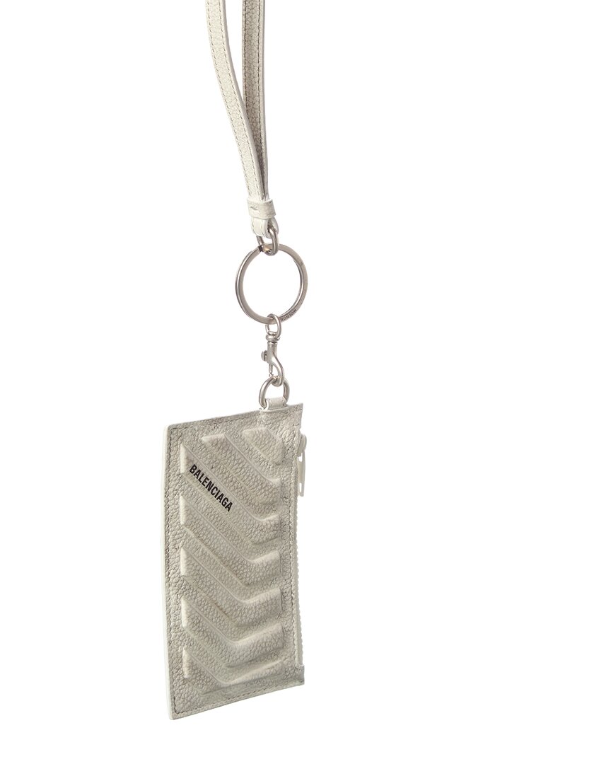 Balenciaga Leather Card Case On Keyring