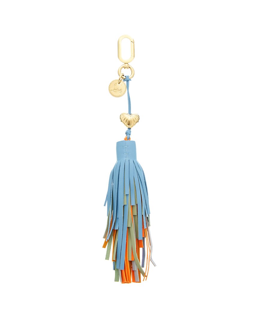 Christian Louboutin Logo Leather Keychain