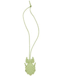 Loewe Leaf Insect Leather Keyfob Charm Green