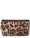 Dolce & Gabbana Satin & Leather Pouch