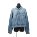 LOEWE Anagram Trapeze Denim Jacket Size 40 Denim BlueS359Y50X95 Cotton100%