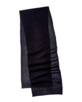 Hannah Rose Waffle Stitch Cashmere Scarf Blue