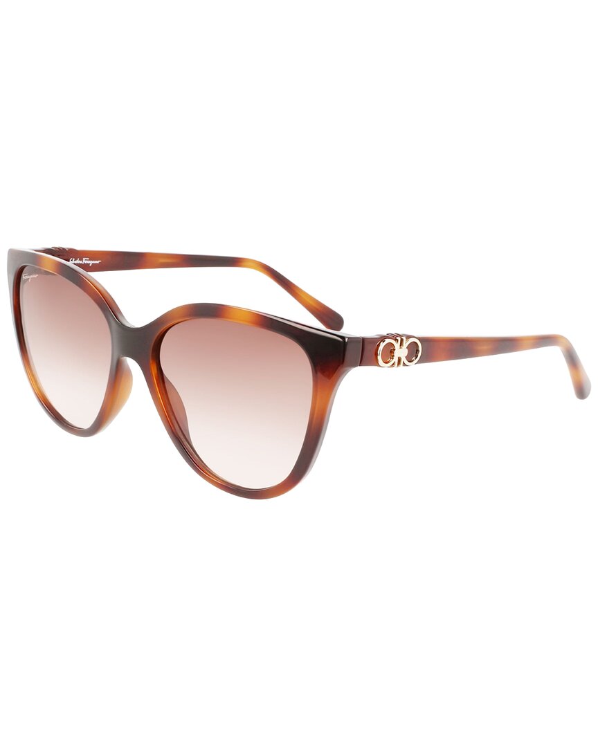 Ferragamo Women's Gancini 57Mm Sunglasses