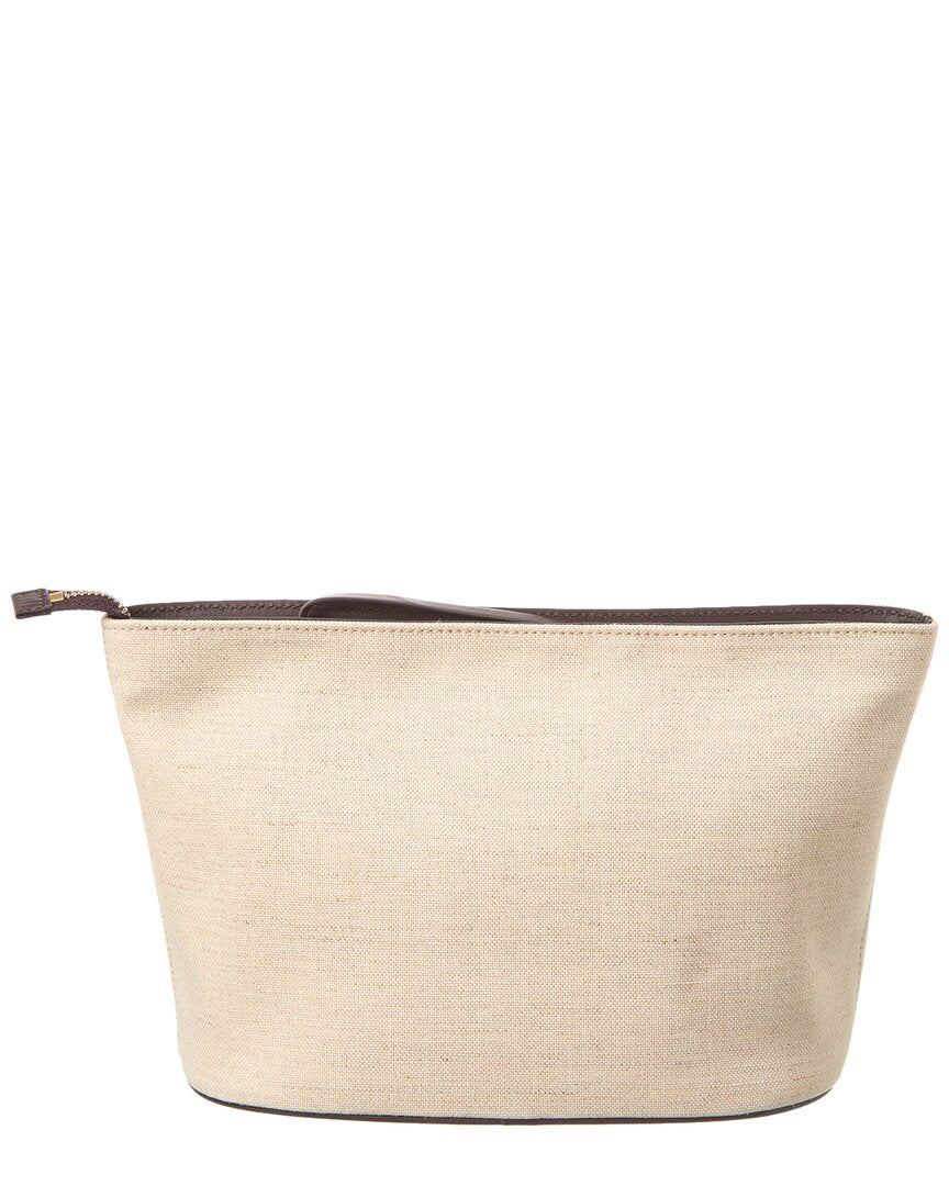 Ferragamo Canvas & Leather Pouch