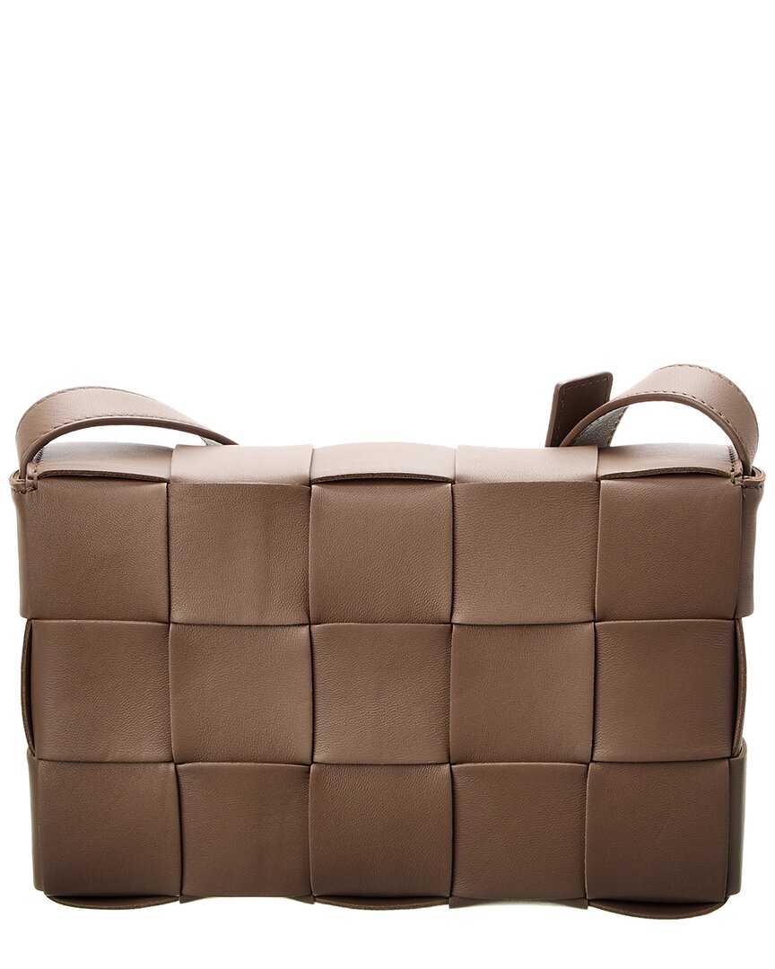 Bottega Veneta Cassette Maxi Intrecciato Leather Crossbody