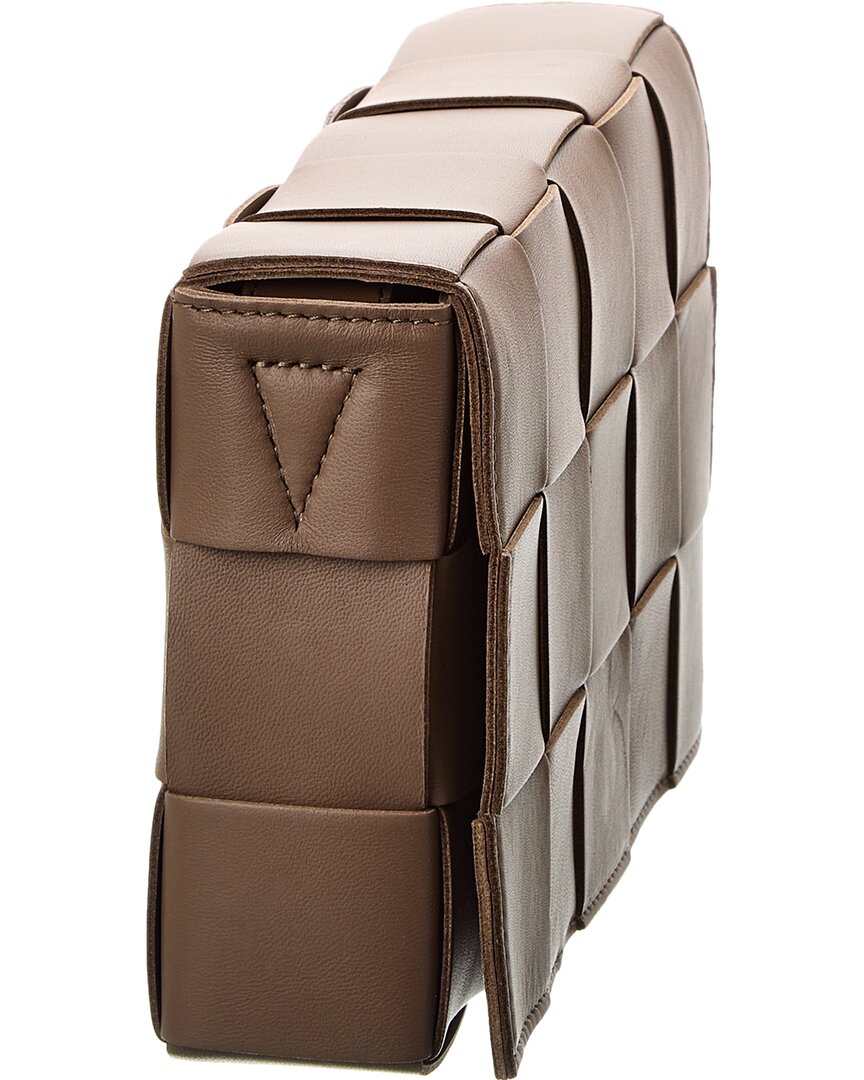 Bottega Veneta Cassette Maxi Intrecciato Leather Crossbody