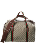 Gucci Medium Gg Supreme Canvas Duffel Bag