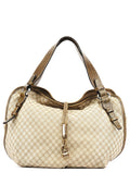 Beige Macadam Croc Bittersweet Shoulder Bag