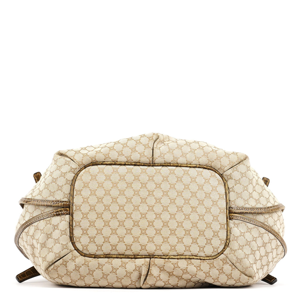 Beige Macadam Croc Bittersweet Shoulder Bag
