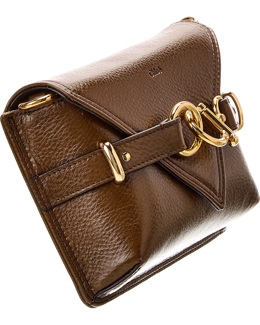 Chloé Mini Leather Crossbody Cape Bag