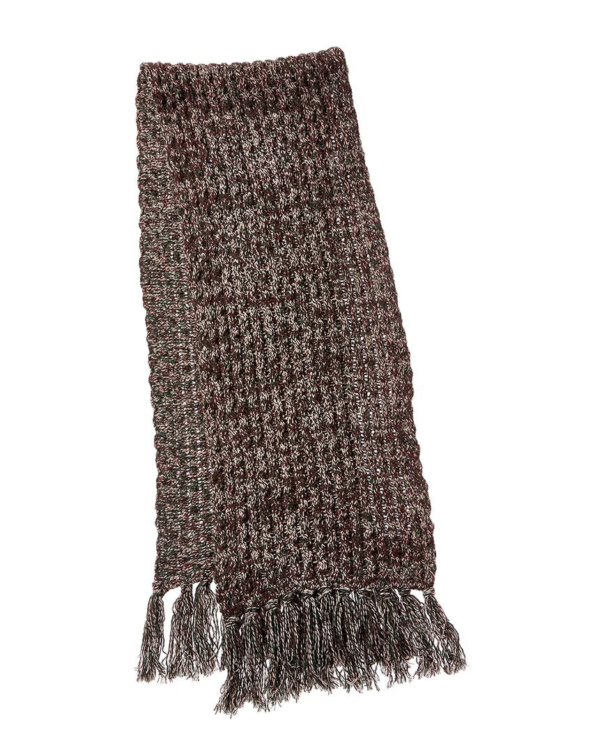 Golden Goose Ribbed Knit Wool-Blend Scarf