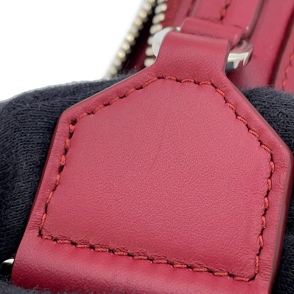 LOEWE Vertical crossbody pocket CrimsonC565S59X01 1048 Satin Calf Leather