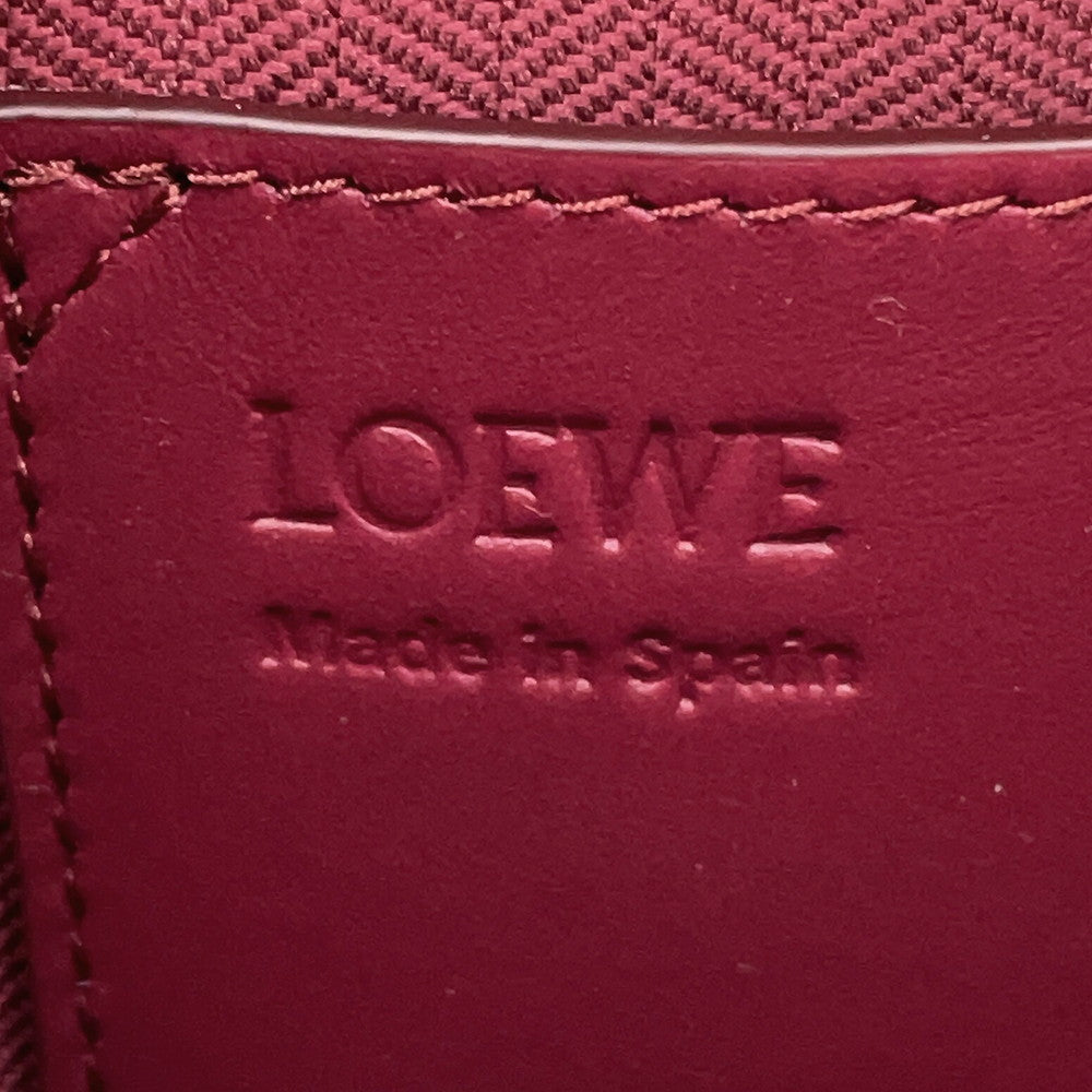 LOEWE Vertical crossbody pocket CrimsonC565S59X01 1048 Satin Calf Leather