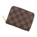 LOUIS VUITTON Zippy Coin Purse BrownN63070 Damier Ebene Canvas
