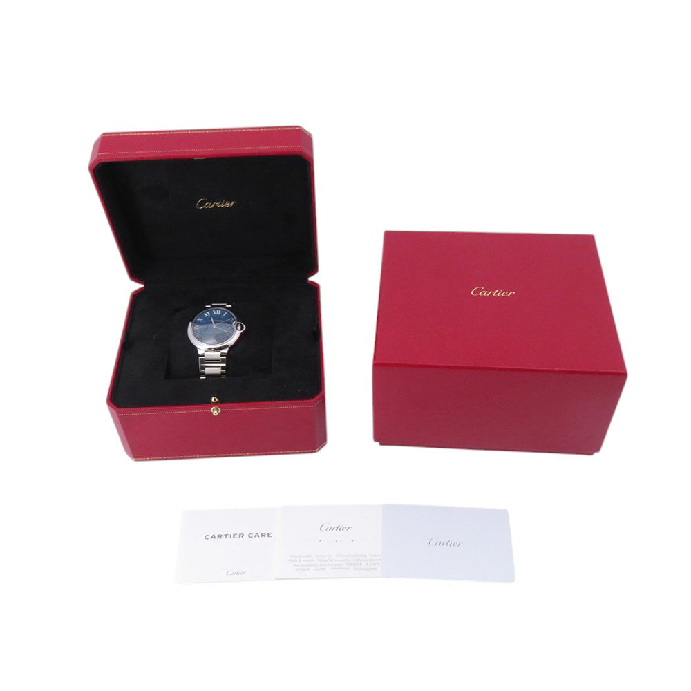 CARTIER Ballon Blue de Cartier Watch W40mm Stainless Steel Blue DialWSBB0061