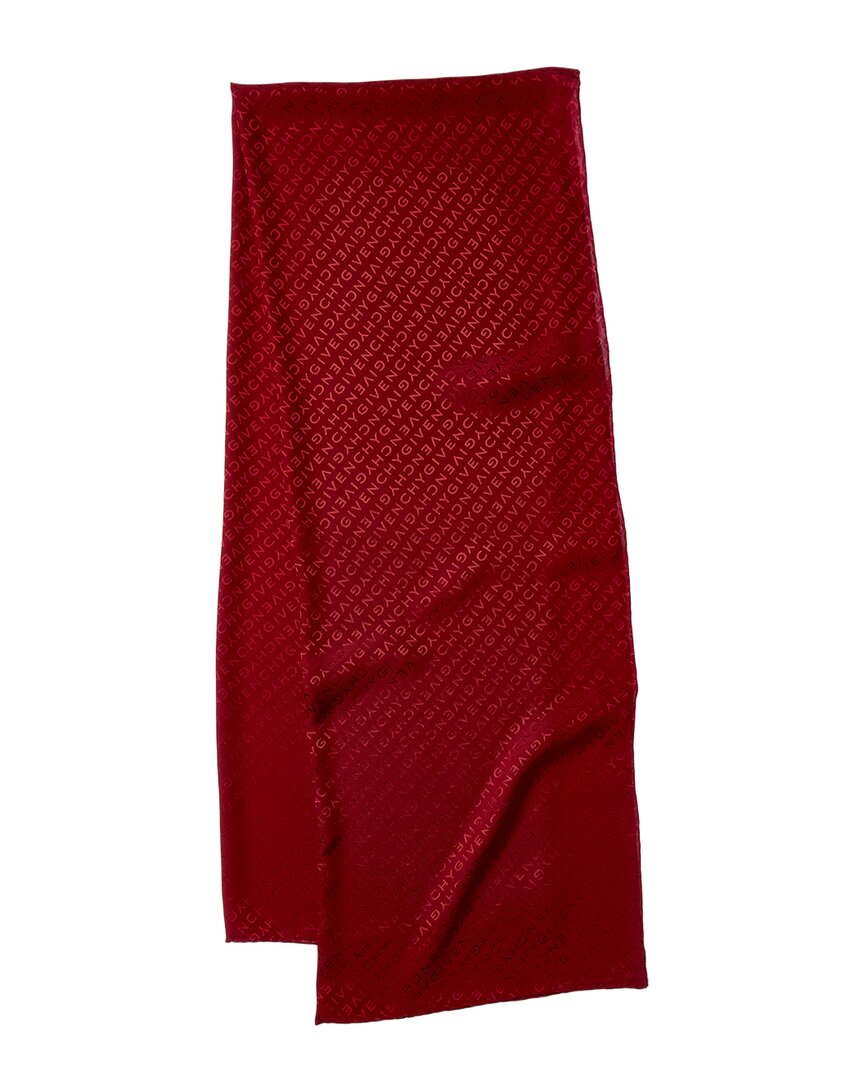 Givenchy Logo Silk Scarf