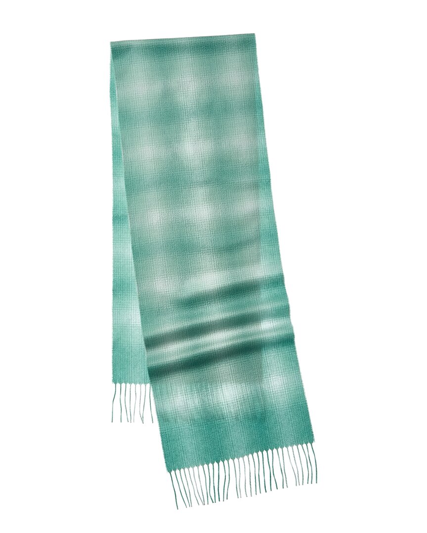 Amicale Cashmere Ombre Windowpane Cashmere Scarf
