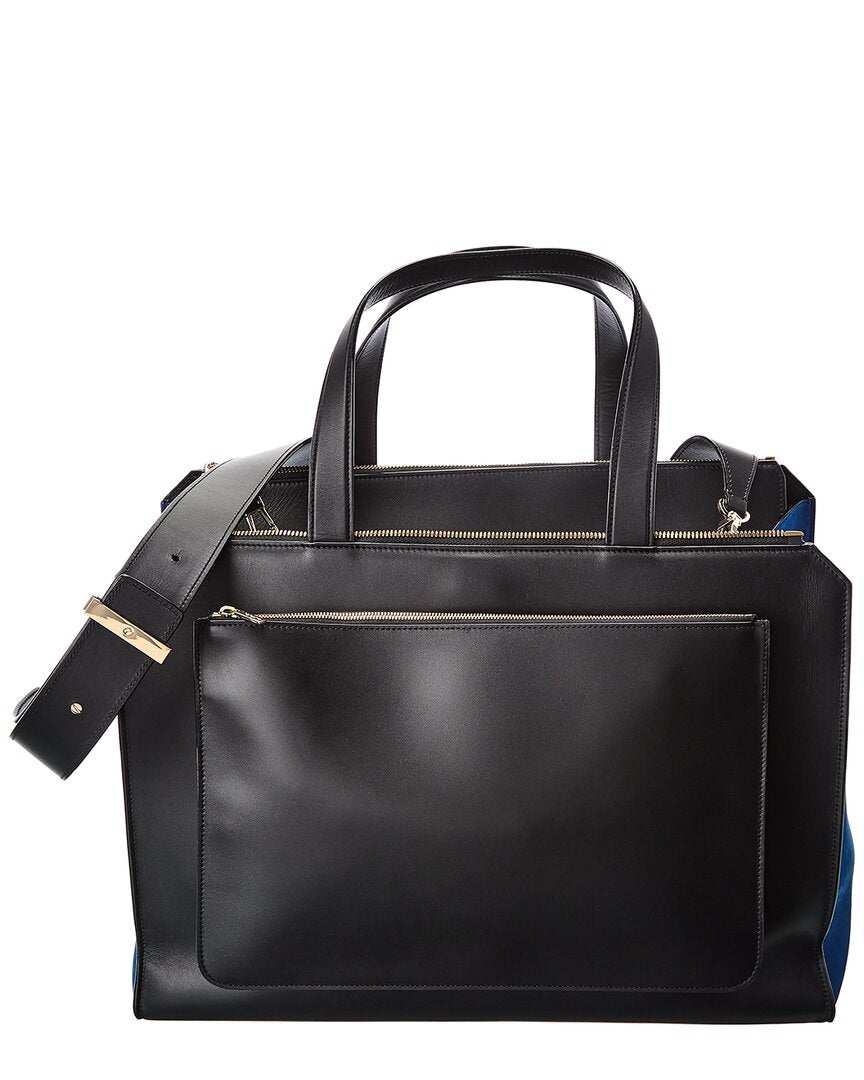 Valextra Passepartout Large Leather Satchel