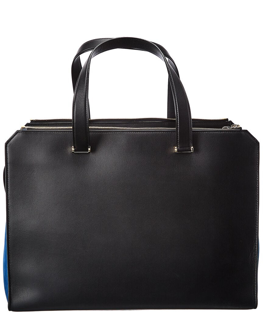 Valextra Passepartout Large Leather Satchel