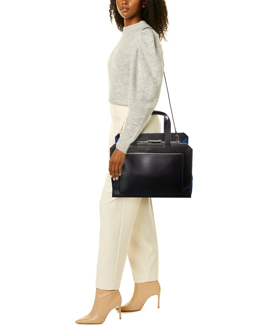 Valextra Passepartout Large Leather Satchel
