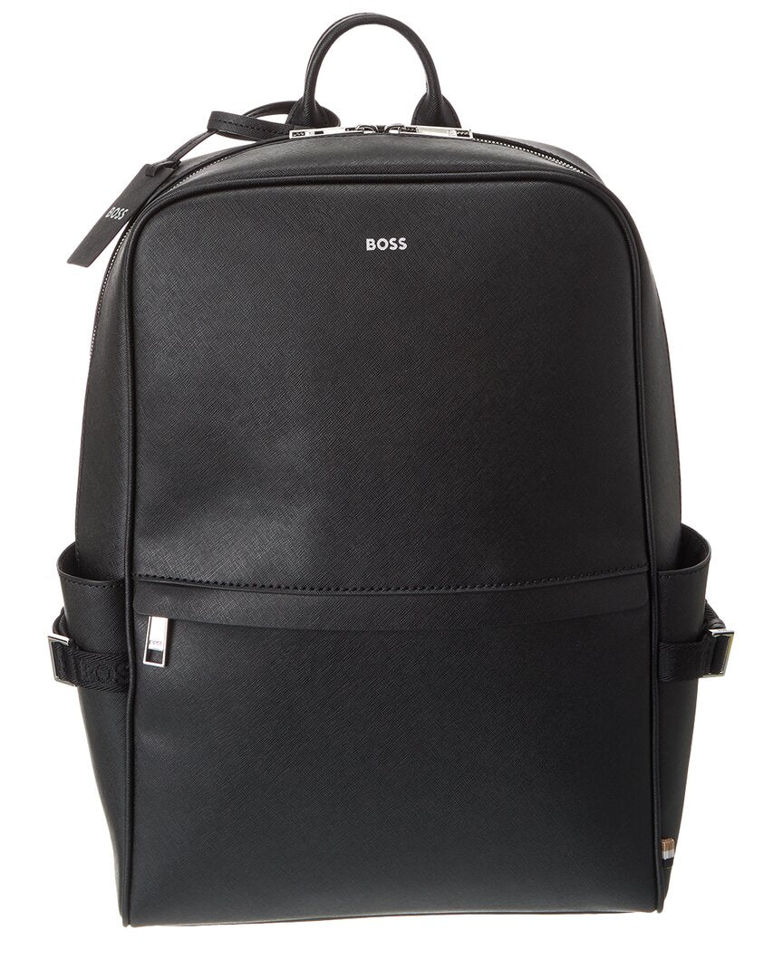 Hugo Boss Zair Leather Backpack, Pce