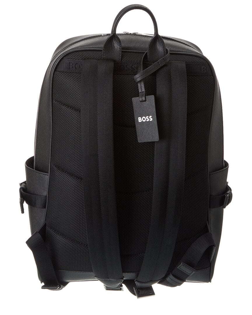 Hugo Boss Zair Leather Backpack, Pce