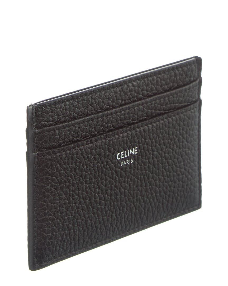 Celine Logo Leather Card Case