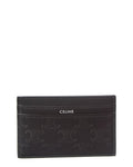 Celine Logo Leather Card Case
