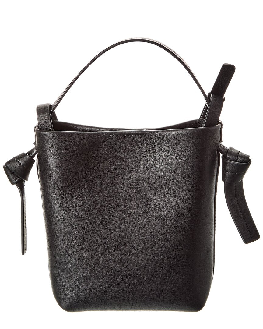 Jil Sander Logo Leather Bucket Bag
