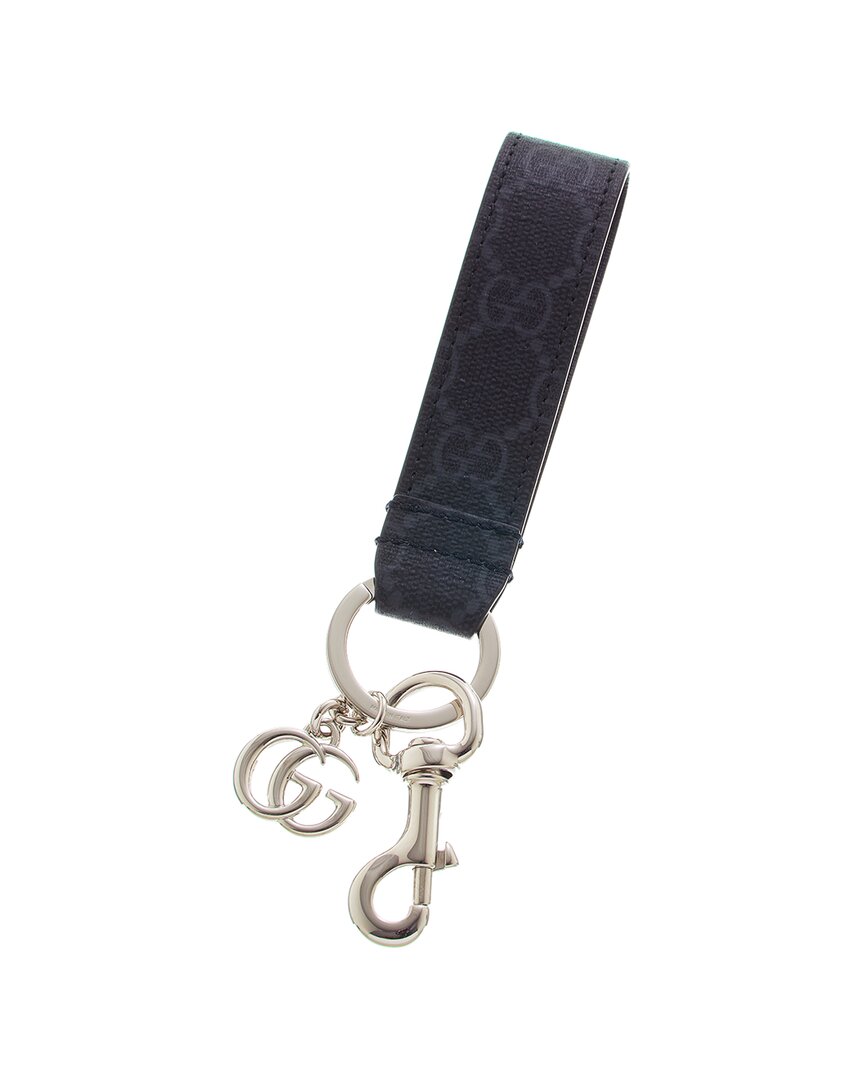 Gucci Double G Gg Supreme Canvas Canvas Key Chain