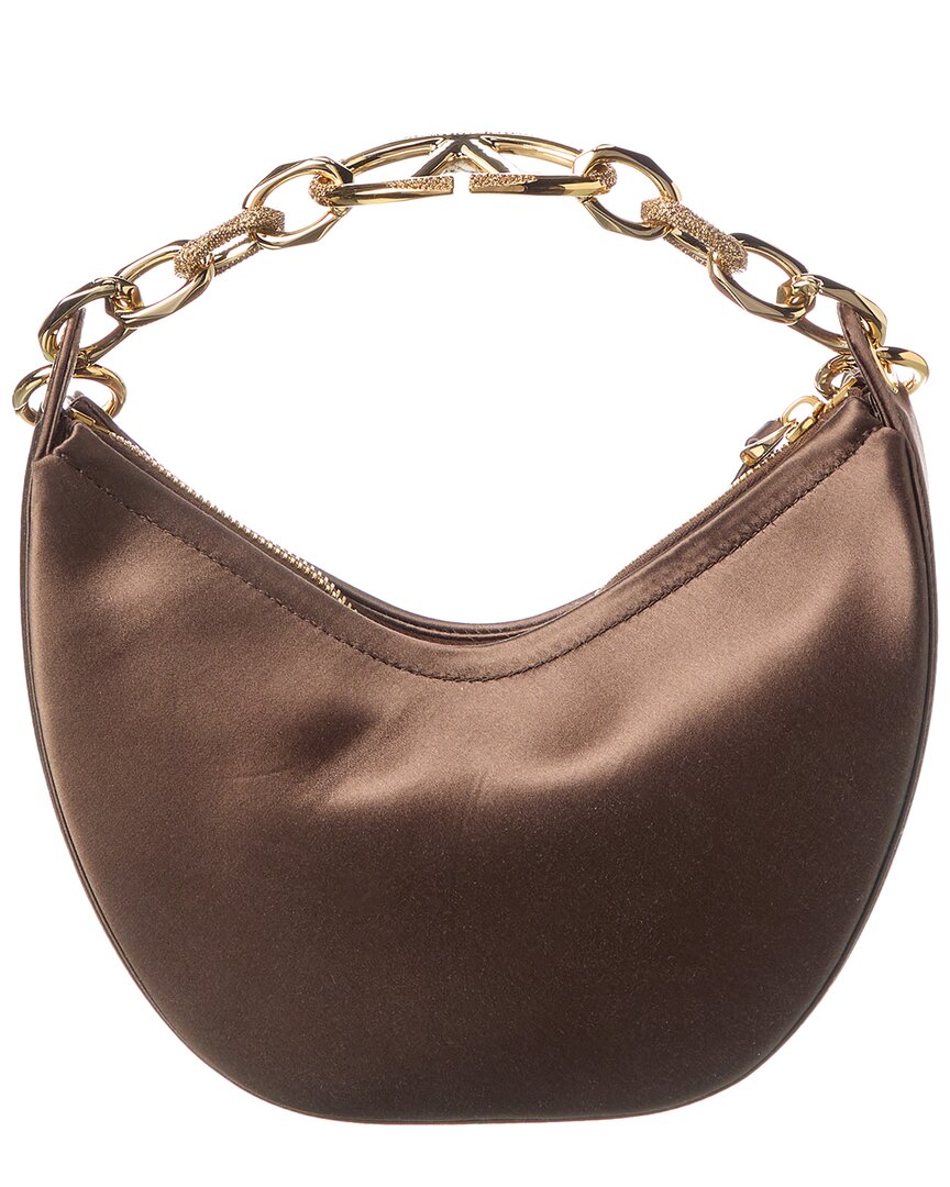 Valentino Vlogo Mini Satin Hobo Bag