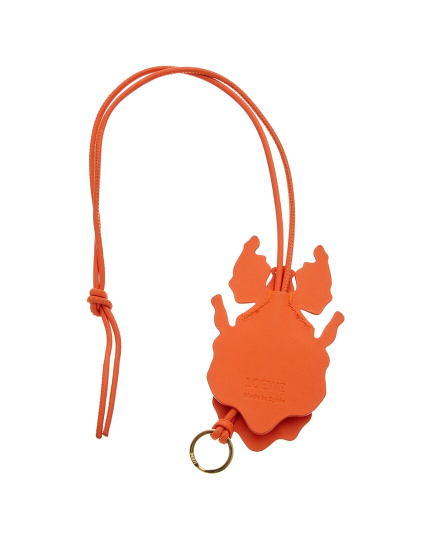 Loewe Leaf Insect Leather Keyfob Charm